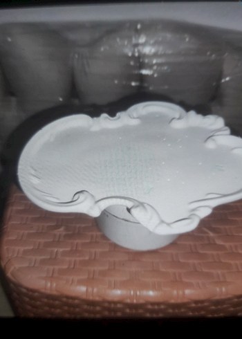 Beyaz Mum ve İkili Mumluk Seti - Görsel 3