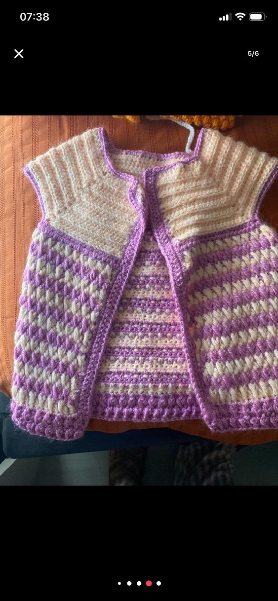 Kızlar için Beyaz Bohem Örgü Süveter - Görsel 2