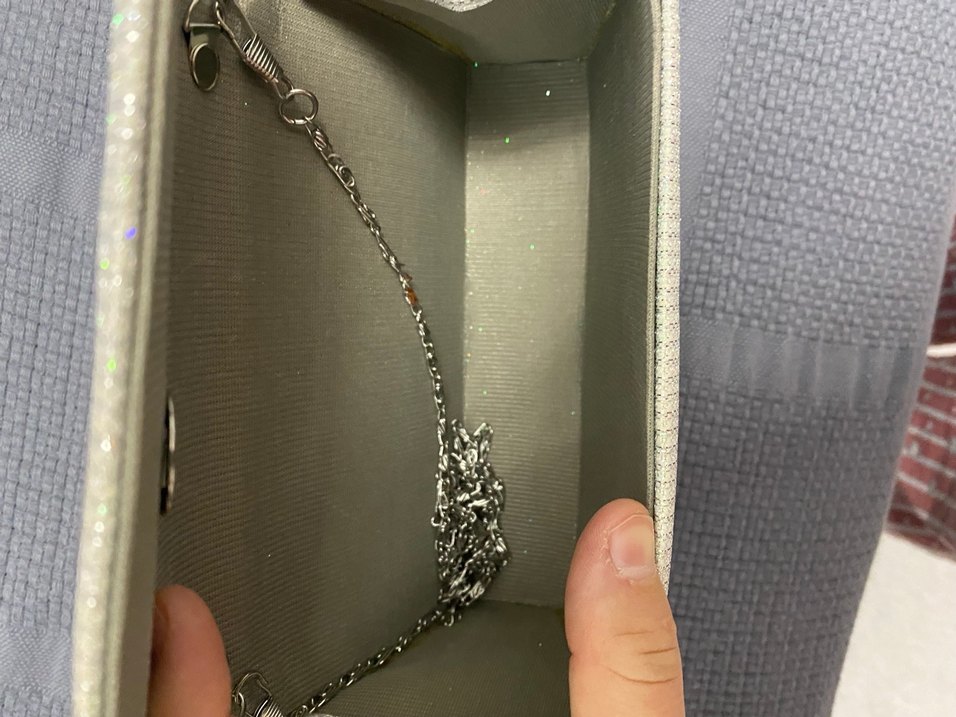 Gri Minimalist Kadın Portföy Çanta - Görsel 2