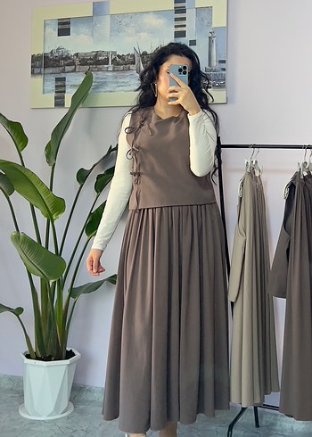 Kahverengi Etekli Takım - Görsel 2