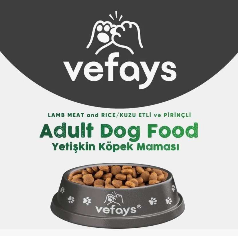 Vefays Kuzu Etli Yetişkin Köpek Maması 15 kg - Görsel 2