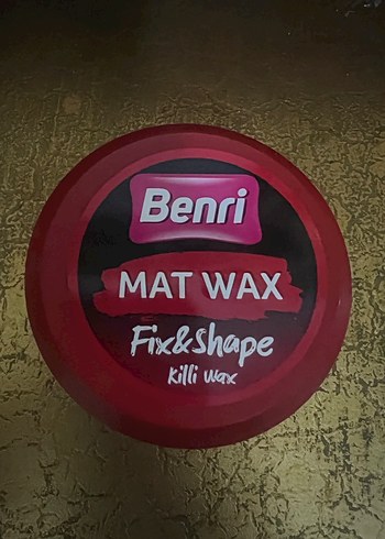 Benri Mat Wax Fix&Shape Saç Şekillendirici - Görsel 3