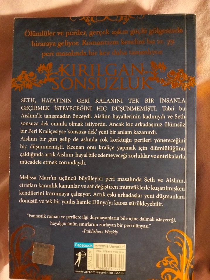 Kırılgan Sonsuzluk - Melissa Marr - Görsel 3