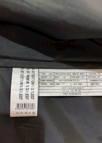 Giovane Marka Düğmeli Gri Keten Erkek Yelek - Görsel 7