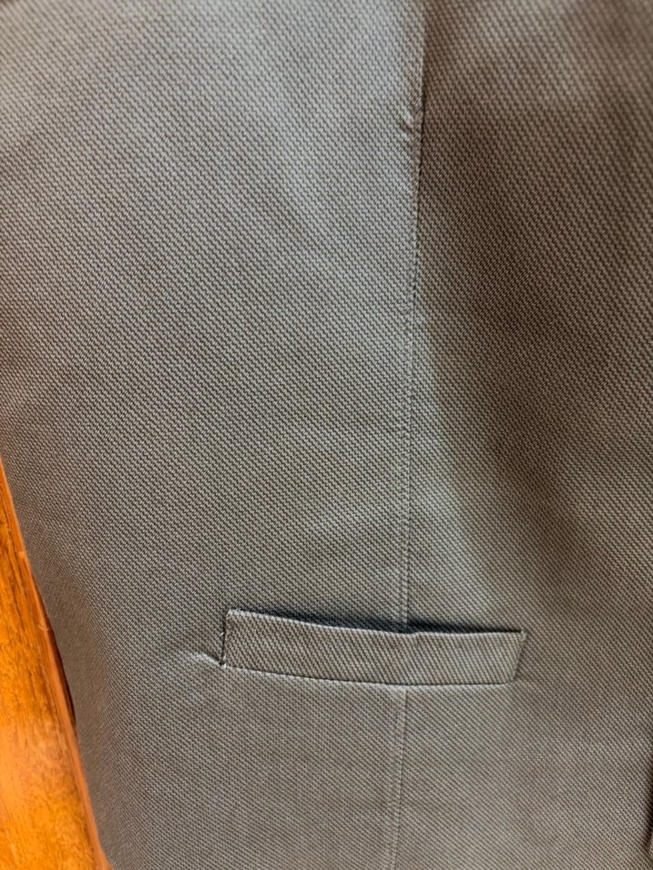 Giovane Marka Düğmeli Gri Keten Erkek Yelek - Görsel 3