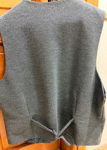 Defacto Düğmeli Gri Yelek - Görsel 3