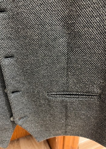 Defacto Düğmeli Gri Yelek - Görsel 2