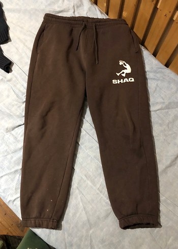 Kahverengi Rahat Kesim Eşofman Altı - Görsel 2