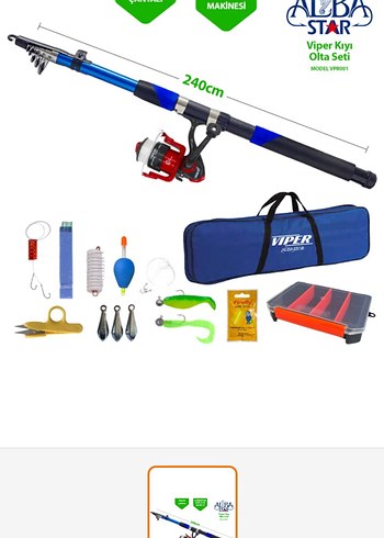 Satılık Olta Seti - Alba Star Viper - Görsel 7