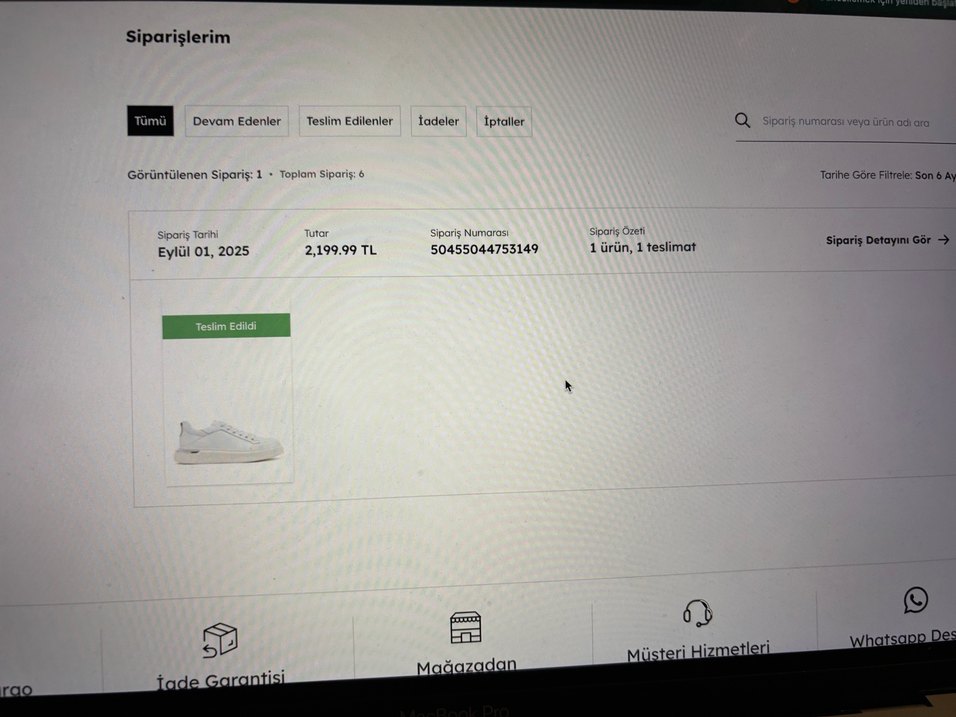 Beyaz Minimalist erkek Sneakers - Görsel 4