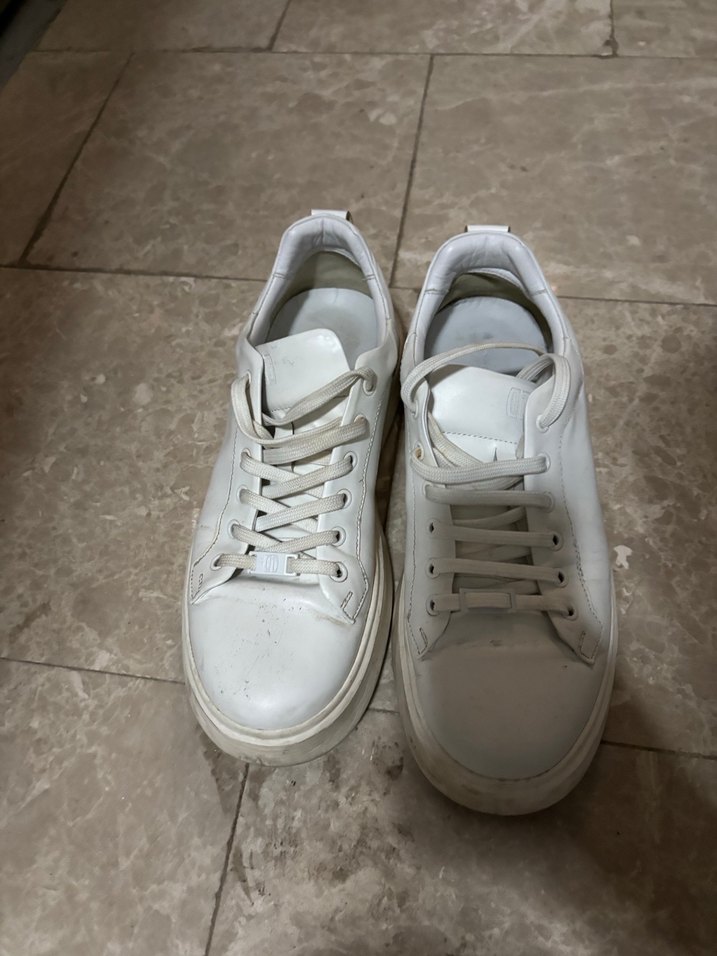 Beyaz Minimalist erkek Sneakers - Görsel 2