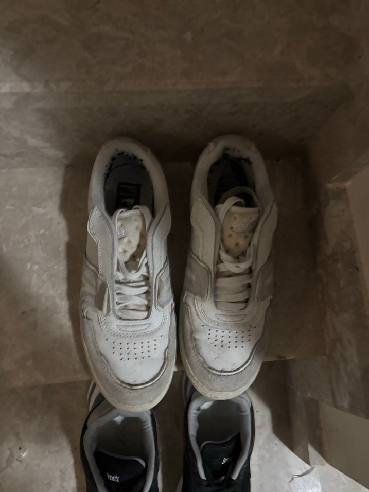 Beyaz Minimalist Platform Topuklu Kadın Spor Ayakkabı - Görsel 3