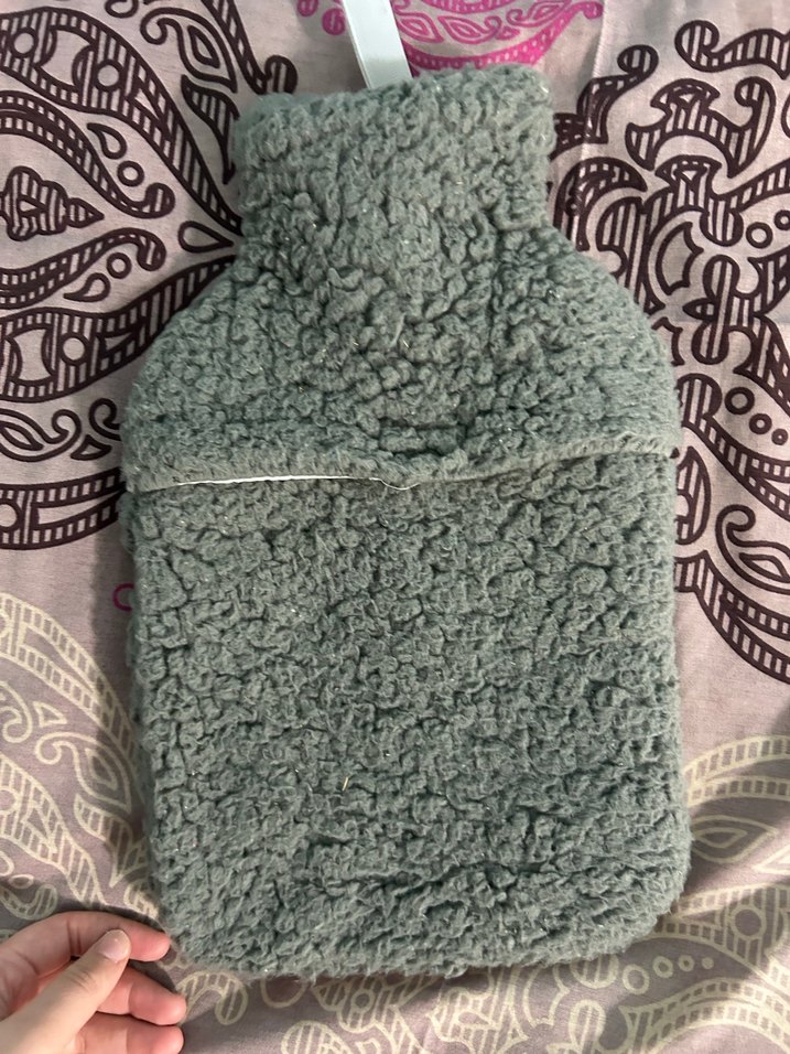 Gri Peluş Sıcak Su Torbası - Görsel 2