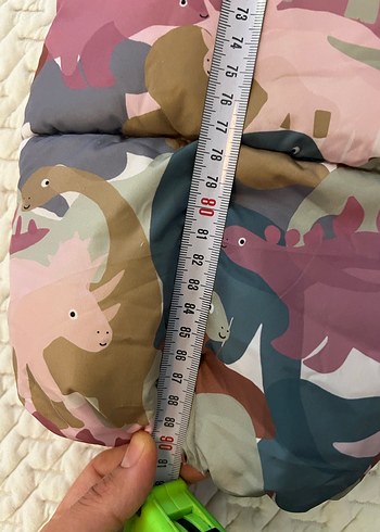 Next kar tulumu Kız Bebek Kamuflaj Desenli Kürklü Tulum - Görsel 8