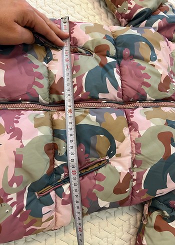 Next kar tulumu Kız Bebek Kamuflaj Desenli Kürklü Tulum - Görsel 9