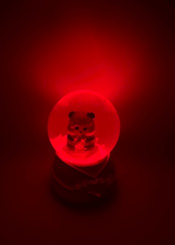 Işıklı Panda Figürlü Kar Küresi - Görsel 4