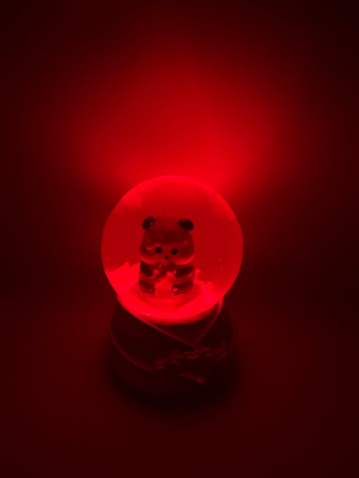 Işıklı Panda Figürlü Kar Küresi - Görsel 4