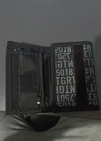 Siyah Gri Baskılı Erkek Cüzdan - Görsel 2