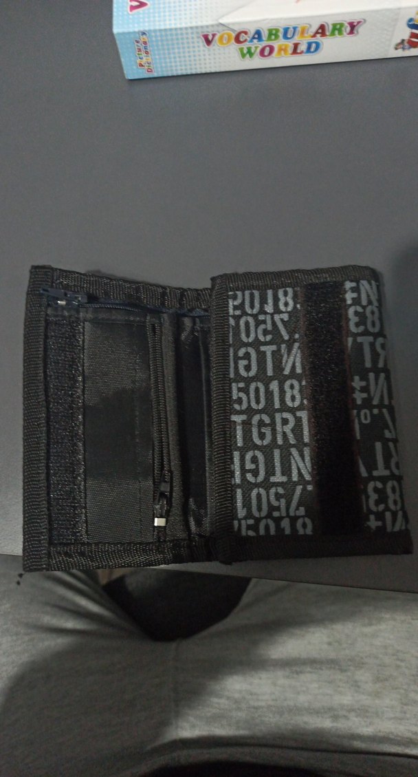 Siyah Gri Baskılı Erkek Cüzdan - Görsel 2