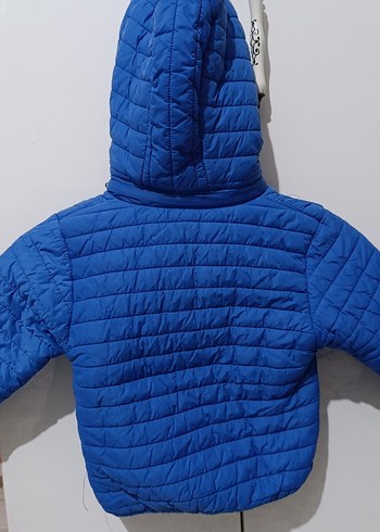 Mavi Fermuarlı Erkek Çocuk Mont - Görsel 2