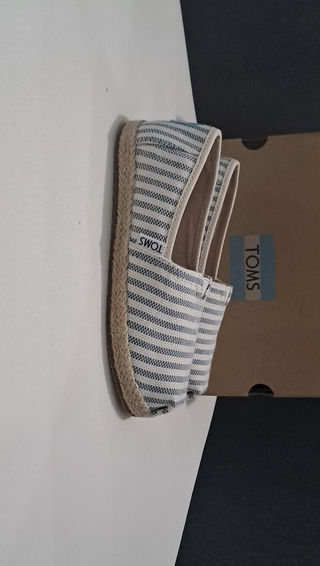unısexs Beyaz Zebra Desenli Pamuklu Espadril - Görsel 3