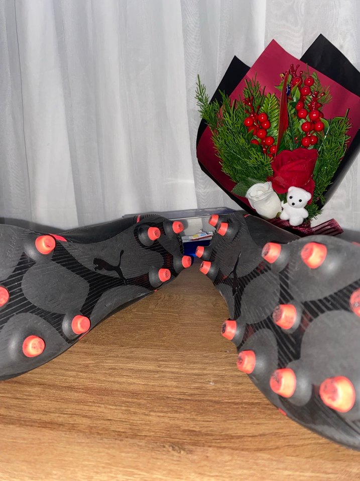 Kırmızı Siyah Bağcıklı Erkek krampon - Görsel 5