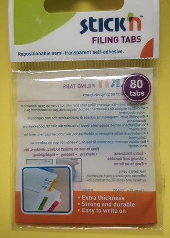 renkli kitap işaretleme sticker - Görsel 2