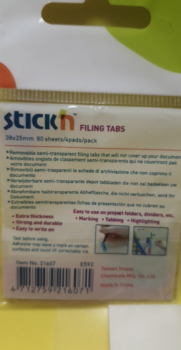 renkli kitap işaretleme sticker - Görsel 4