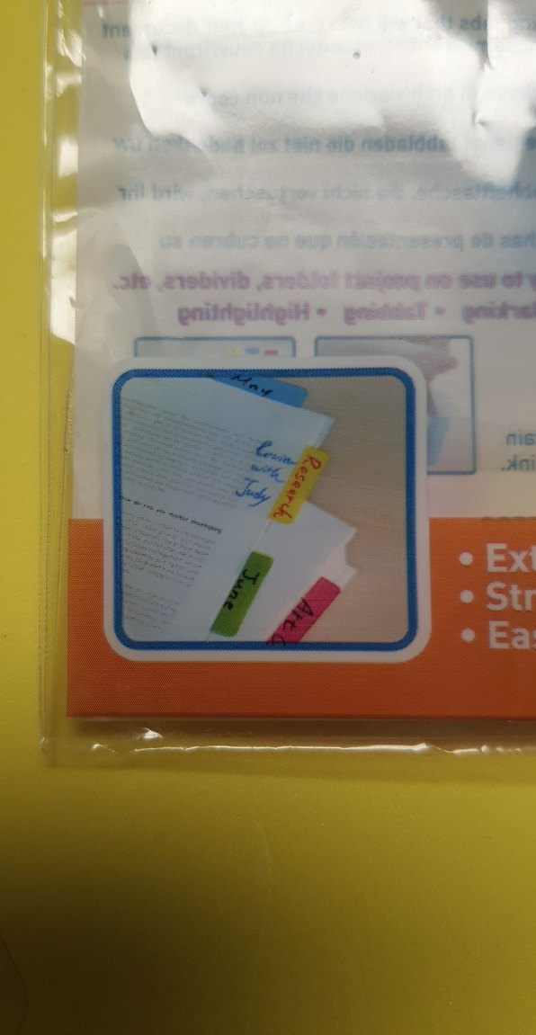 renkli kitap işaretleme sticker - Görsel 3