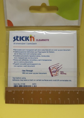 Yarı Şeffaf Sarı Yapışkan Notlar - Görsel 3