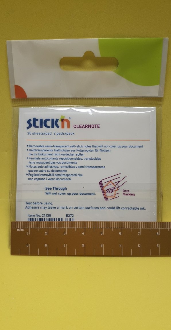 Yarı Şeffaf Sarı Yapışkan Notlar - Görsel 3