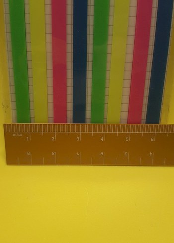 Renkli Çizgili Planlayıcı Çıkartmaları - Görsel 2