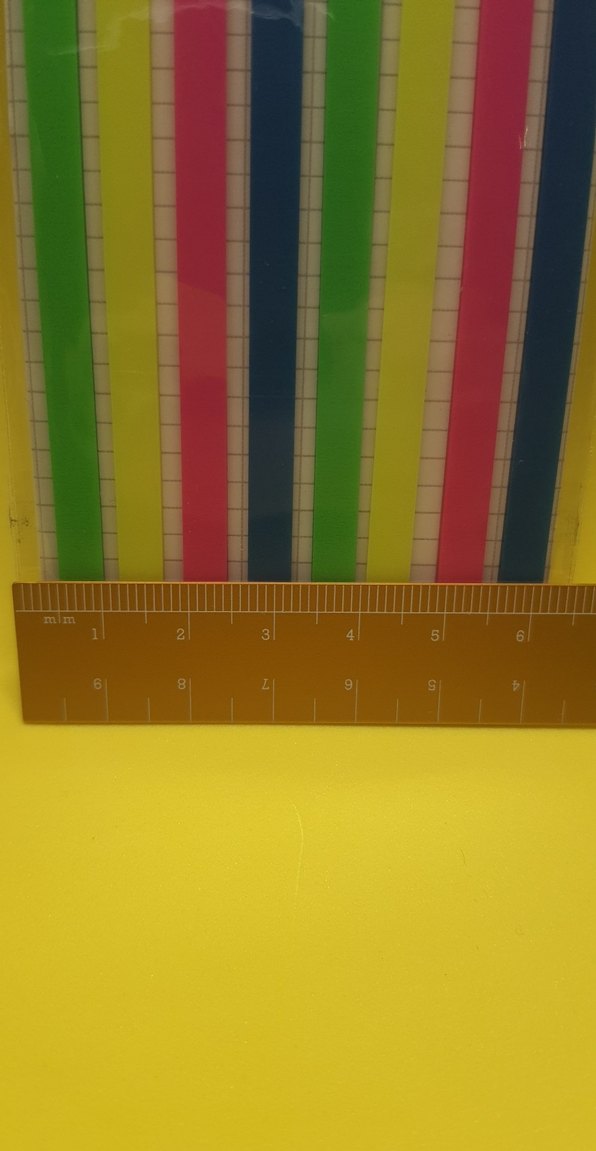 Renkli Çizgili Planlayıcı Çıkartmaları - Görsel 2