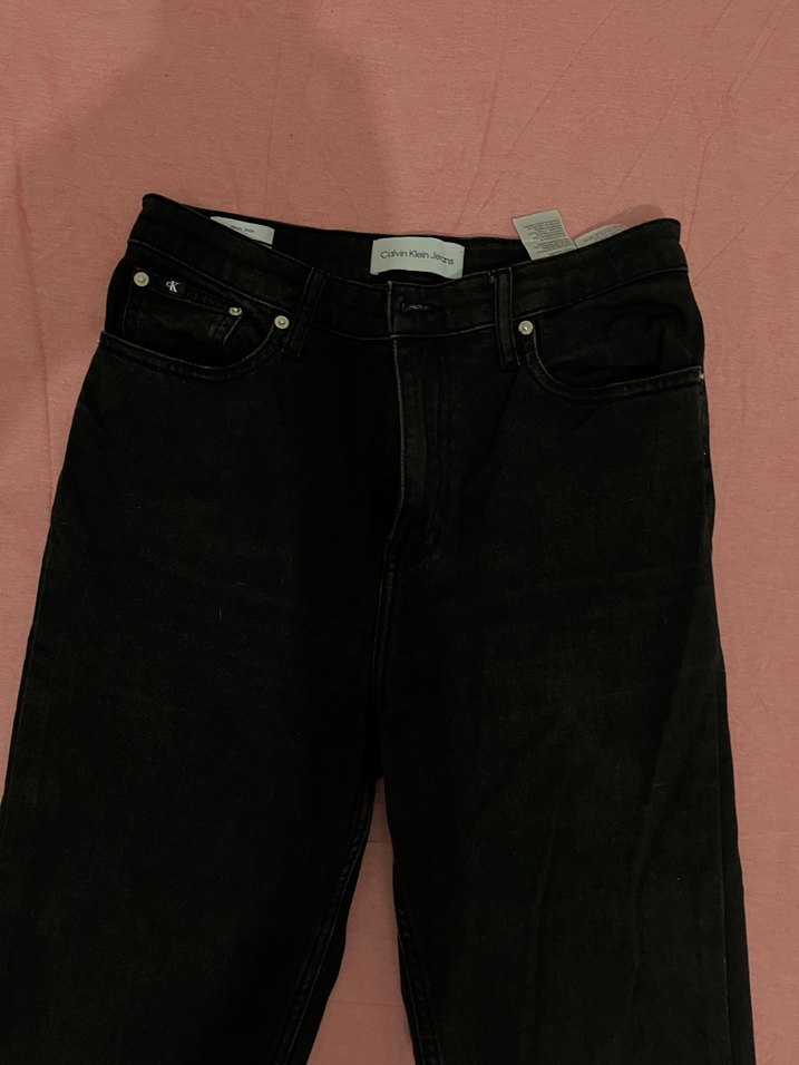 Kadın Siyah Regular Mom Fit Kot Pantolon - Görsel 2