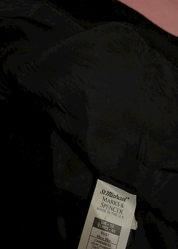 Düğmeli Siyah Kadın Blazer Ceket - Görsel 3