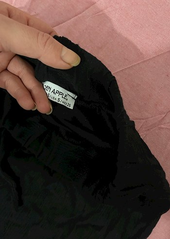 Kadın Siyah Keten Pilili Bol Pantolon - Görsel 3