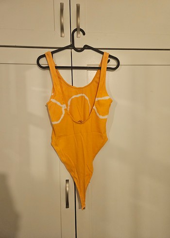 Pull and Bear Turuncu Öıtçıtlı Body - Görsel 2