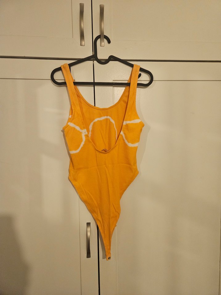 Pull and Bear Turuncu Öıtçıtlı Body - Görsel 2