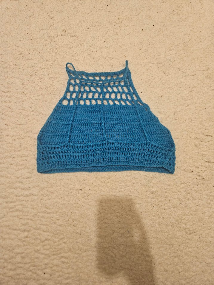 El işi Mavi Transparan büstiyer - Görsel 2