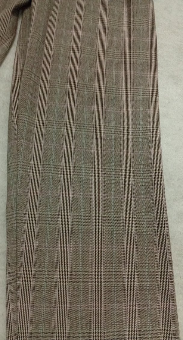 Bej Pilili Kadın Kumaş Pantolon - Görsel 2