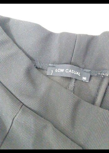 Siyah Kadın Fit Kumaş Pantolon - Görsel 4