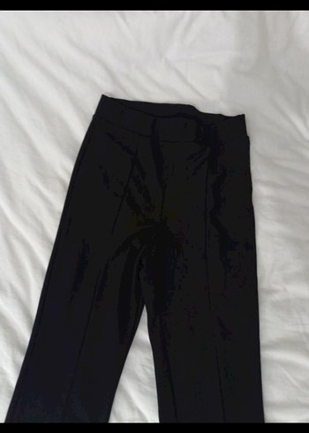 Siyah Kadın Fit Kumaş Pantolon - Görsel 3