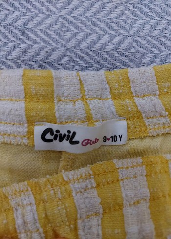 Civil Kız Çocuk Beli Lastikli Şort 7 Yaş - Görsel 4