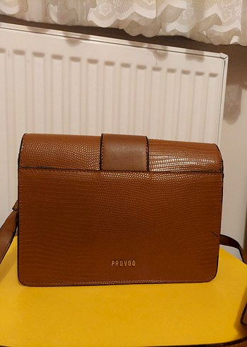 Provoq Kahverengi Yılan Derisi Desenli Askili Kadın Çanta - Görsel 2