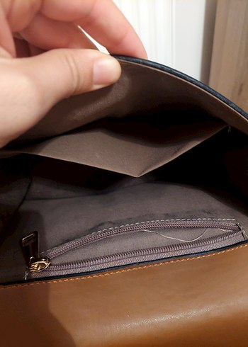 Provoq Kahverengi Yılan Derisi Desenli Askili Kadın Çanta - Görsel 7