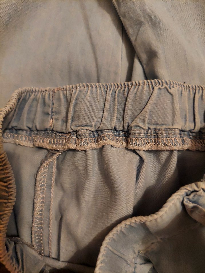 Lc Waikiki 18-24 ay Kız Bebek Beli Lastikli Kot Pantolon - Görsel 5