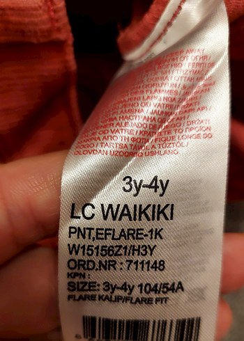 Lc Waikiki 3-4 Yaş Kız Çocuk Süet Düğmeli Pantolon - Görsel 10