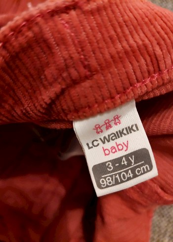 Lc Waikiki 3-4 Yaş Kız Çocuk Süet Düğmeli Pantolon - Görsel 8