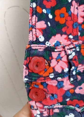 Lc Waikiki 5-6 Yaş Çiçekli Salopet Tulum - Görsel 4