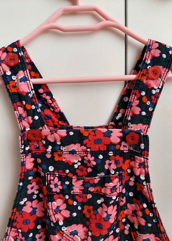 Lc Waikiki 5-6 Yaş Çiçekli Salopet Tulum - Görsel 5